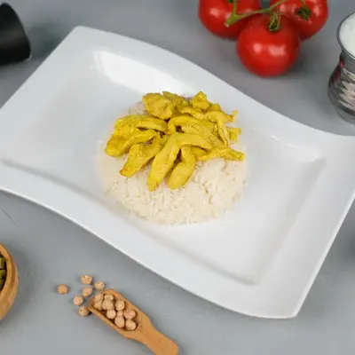 Köri Soslu Tavuklu Pilav